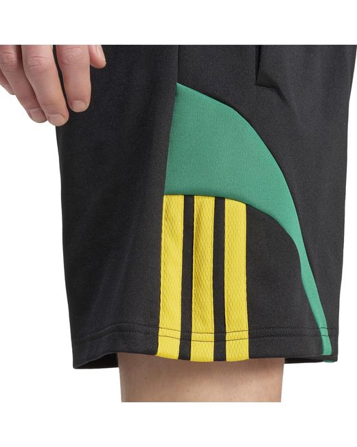 Adidas Black Fleece Jogger Shorts for men