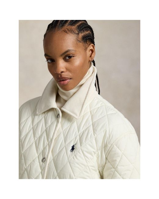 Polo Ralph Lauren White Ralph Lauren Quilted Tailored Fit Jacket