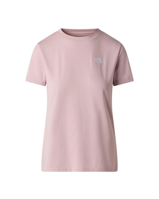 The North Face Pink Simple Dome Regular Fit T-Shirt