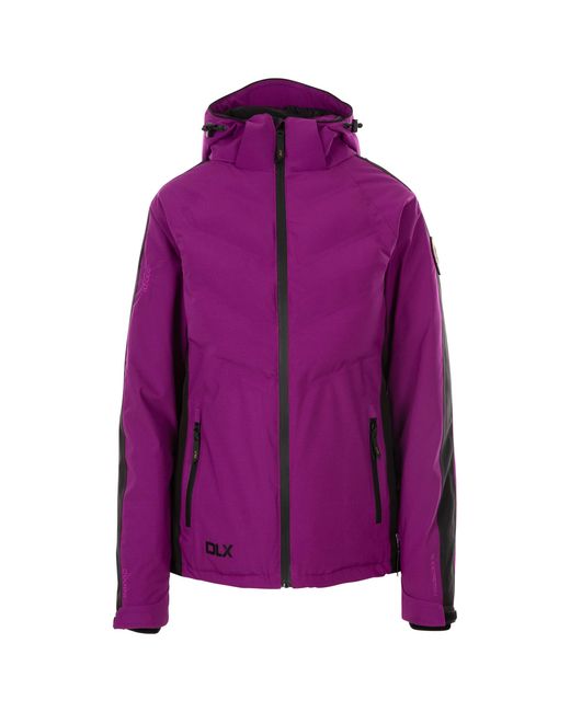 DLX Purple Gabriella Waterproof And Breathable Tailored Fit Ski Jacket