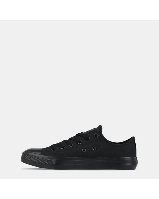 SoulCal & Co California Black Canvas Low Ladies Canvas Shoes
