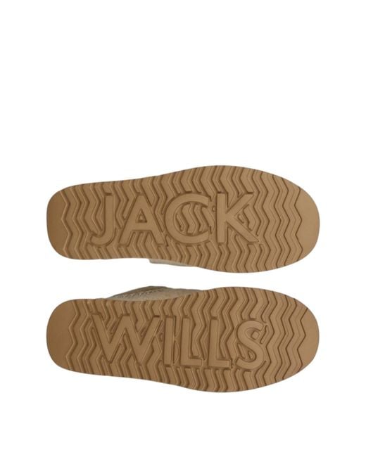Jack Wills Natural Platform Slip-On Snug