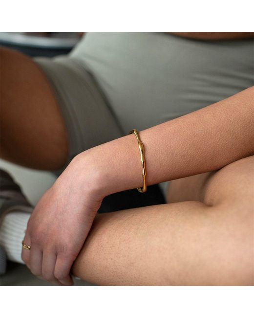 D.Louise Metallic Bamboo Bangle