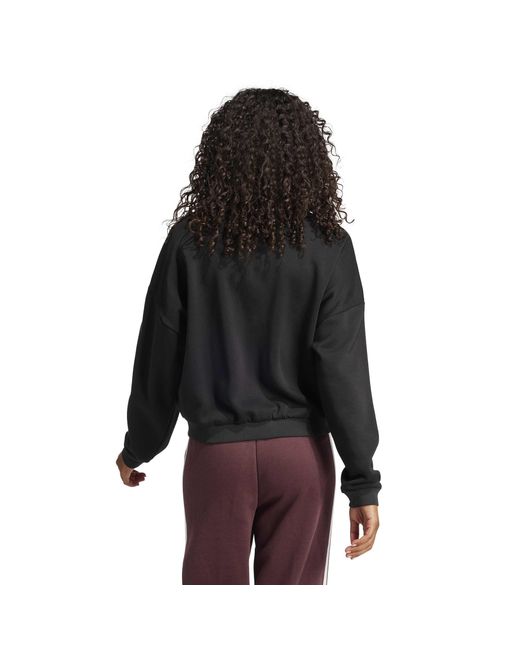 Adidas Black Midweight Bomber Jacket
