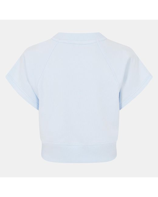 DKNY Blue Logo Crew Neck Jumper
