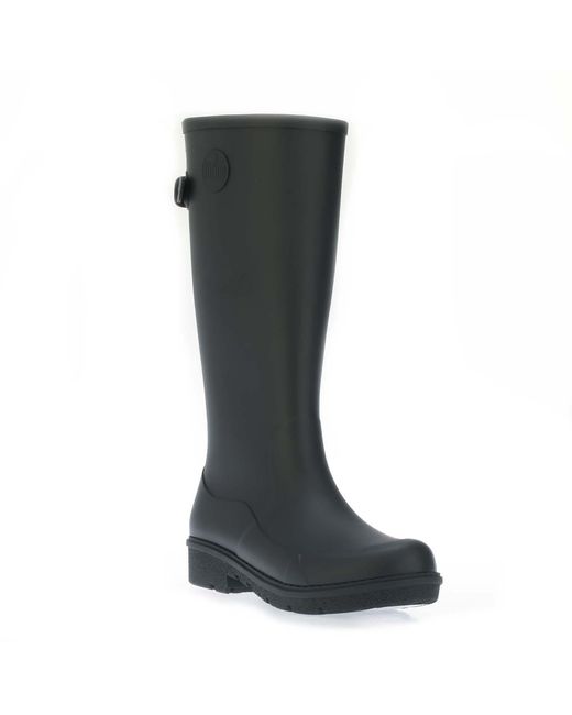 Fitflop Black Womenss Fit Flop Wonderwelly Tall Wellington Boots