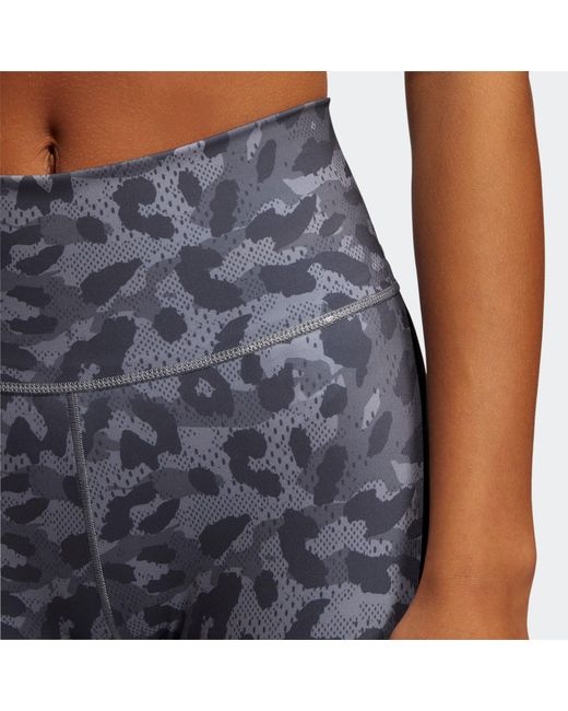 Adidas Blue Believe This Graphic Long Leggings