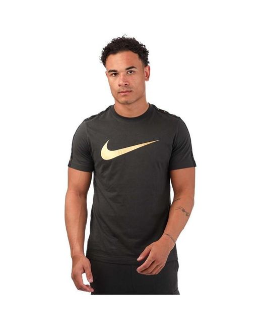 Nike Black Sportswear Nsw Repeat Swoosh T-shirt for men