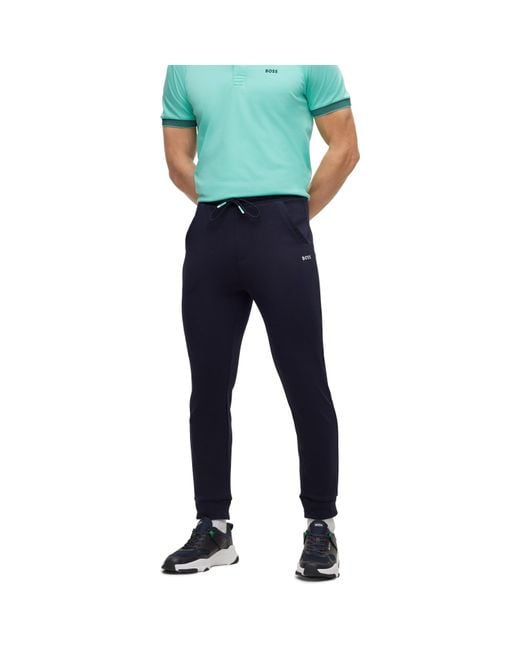 Boss Blue Hadiko Tracksuit Bottoms for men