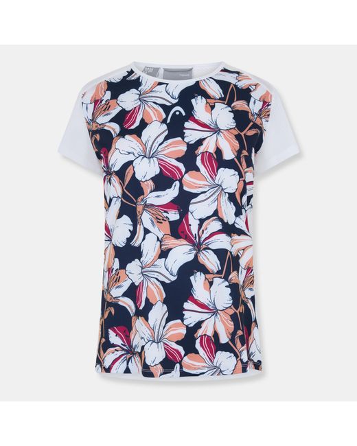 Head Blue Tie Break Short Sleeve Performance T-Shirt