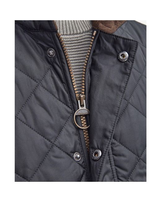 Barbour Blue Lowerdale Diamond-Quilted Gilet for men