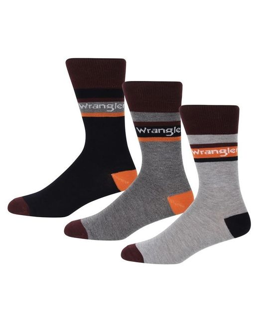 Wrangler Black Socks 3pk Sn99 for men