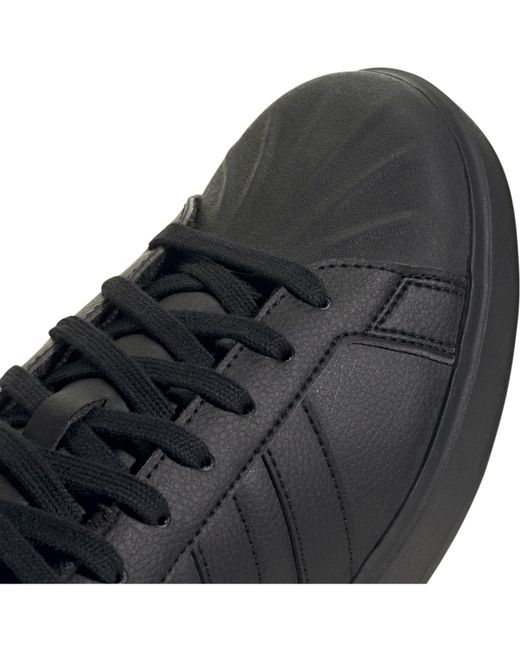 Adidas Black Street Talk Low-Top Trainers for men