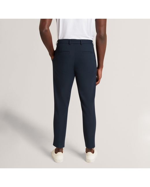 Ted Baker Blue Textured Trouser for men