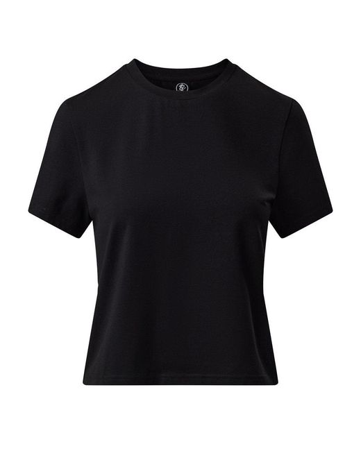 Gym King Black Victory Jersey Cap Sleeve Tee
