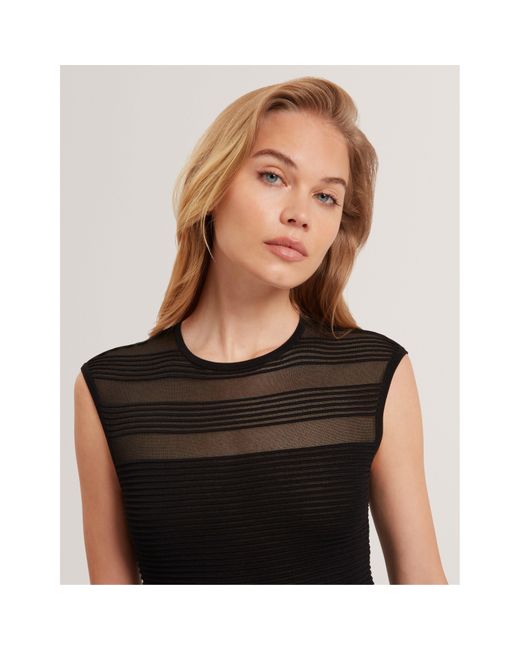 Ted Baker Black Knitted Jumper Dress