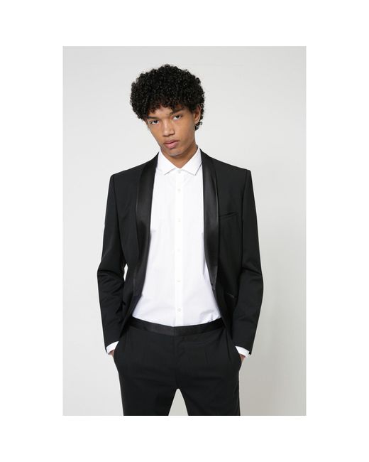 HUGO Black Alstons Suit Jacket for men