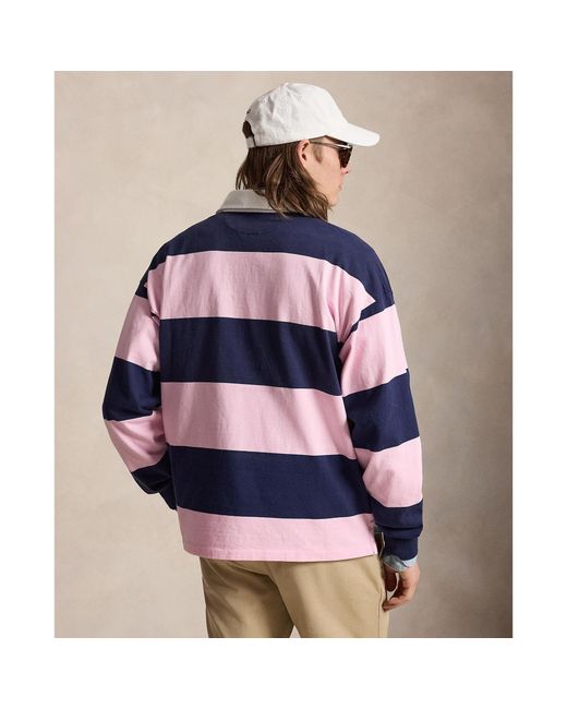 Polo Ralph Lauren Blue Rugby Polo Shirt for men