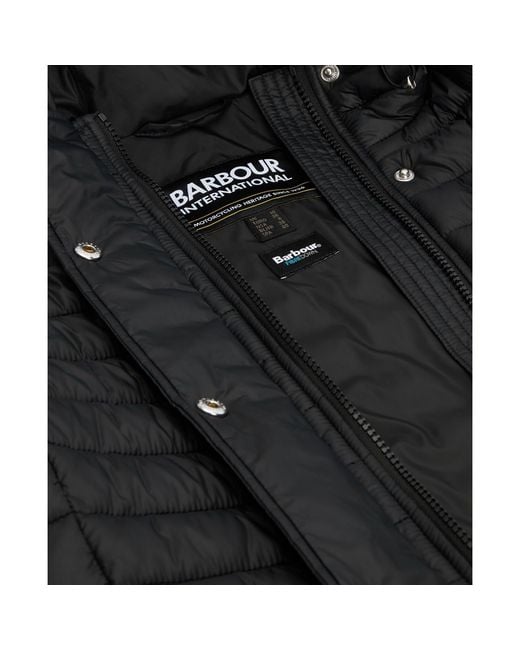 Barbour Black Longline Jada Puffer Jacket