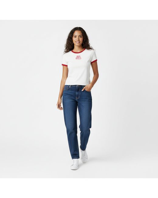 Jack Wills White Pop Graphic Baby Slim Fit T-Shirt