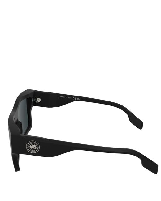 Canada Goose Black Square Sunglasses for men
