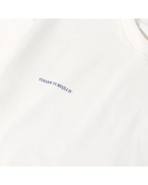 The Couture Club White Blurred Graphic Emblem T-Shirt for men