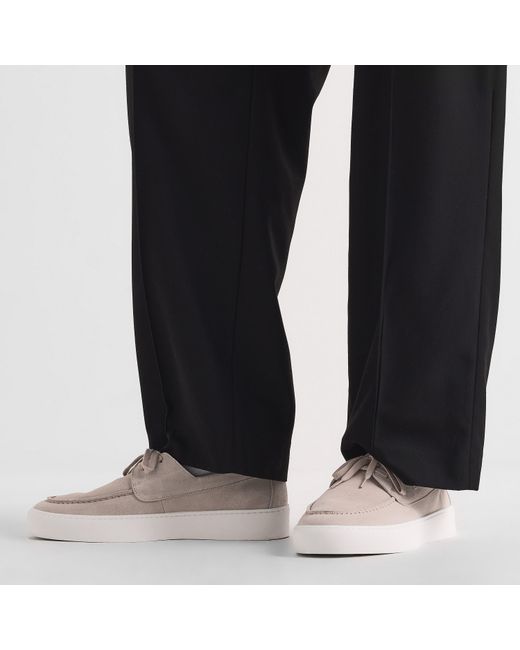 Steve Madden White Moc Toe Formal Shoes for men