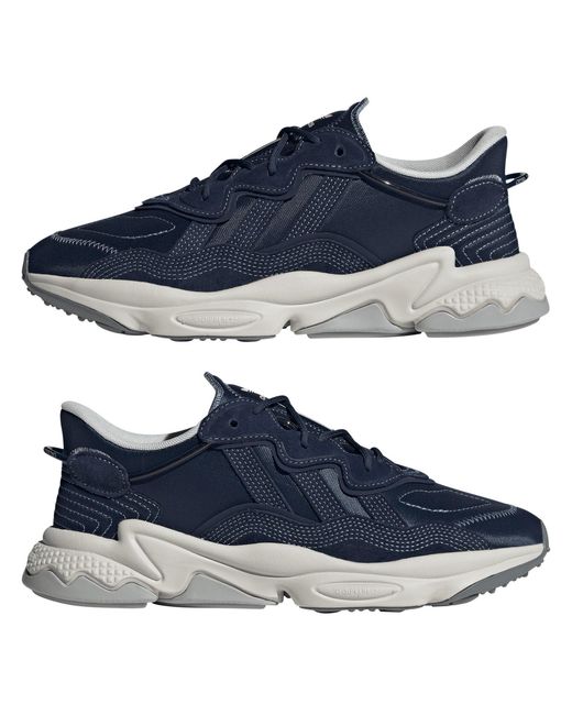 Adidas Originals Blue Ozweego Low-Top Trainers for men