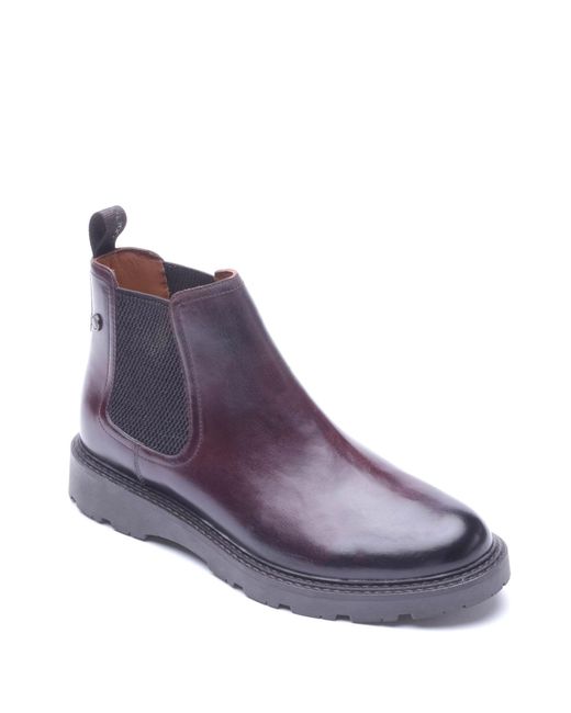 Base London Purple Echo Chelsea Boot for men