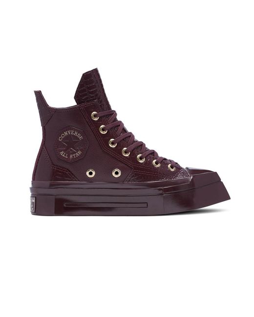 Converse Purple Chuck 70 De Luxe Squared High-Top Trainers