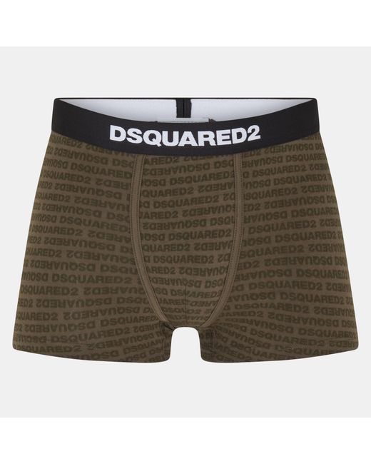 DSquared² Green Breathable Boxers for men
