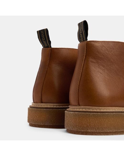 Barbour Brown Blaine Chukka Boots for men