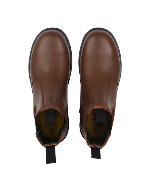 Dunlop Brown Portland Steel Toe Cap Boots for men