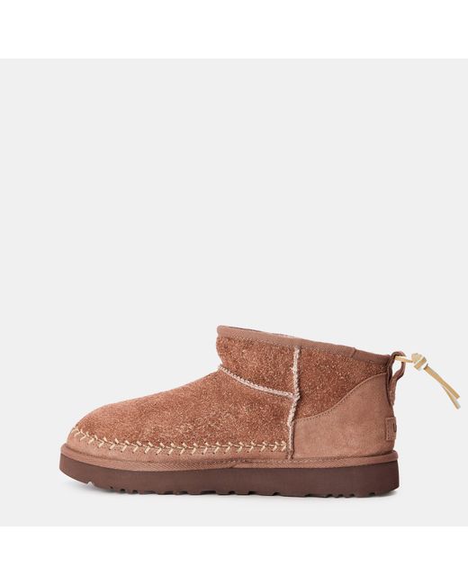Ugg Brown Biarritz Slip-On Snug Boots