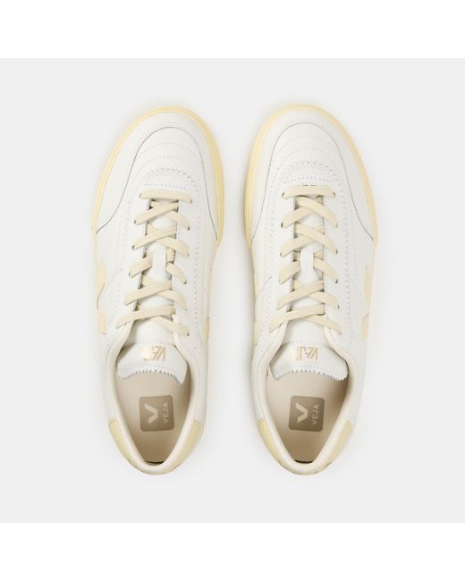 Veja White Pnnka Leather Court Trainers