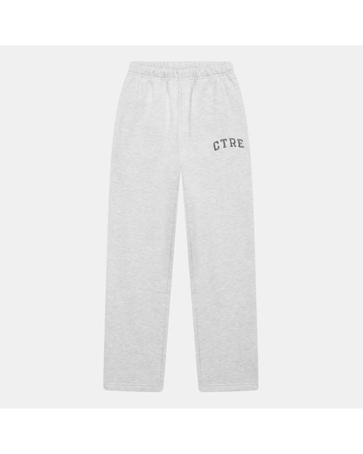 The Couture Club White Ctre Straight Leg Knitted Joggers