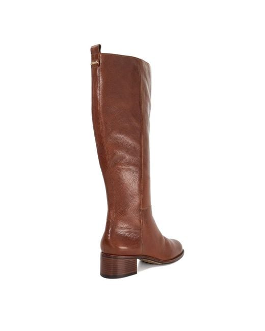 Dune Brown Turner Knee High Boots