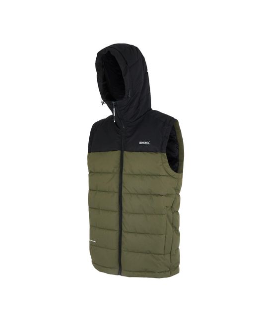 Regatta Green Aldthorn Bodywarmer Water-Repellent Insulated Sleeveless Gilet for men