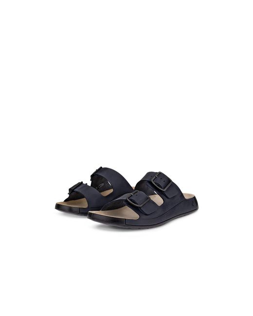 Ecco Blue Flat Sandals for men