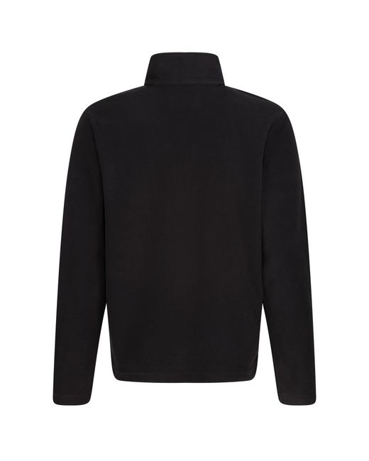 Regatta Black Micro Lightweight Half Zip Fleece for men