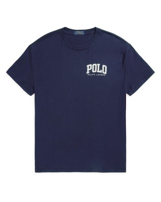 Polo Ralph Lauren Blue Custom Slim Fit Logo T-Shirt for men
