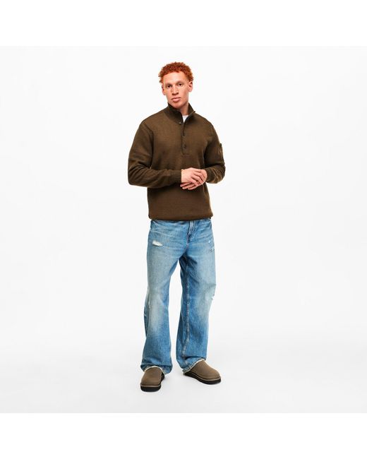 Ugg Brown Gldncoast Goldencoast Cotton Flat Mules for men