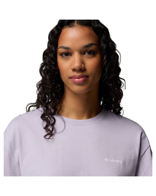 Columbia Purple Oversized T-Shirt