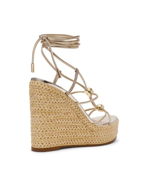 Steve Madden Metallic Wedge Sandals
