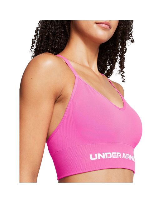 Under Armour Pink Vanish Seamless Low Impact Sports Bra