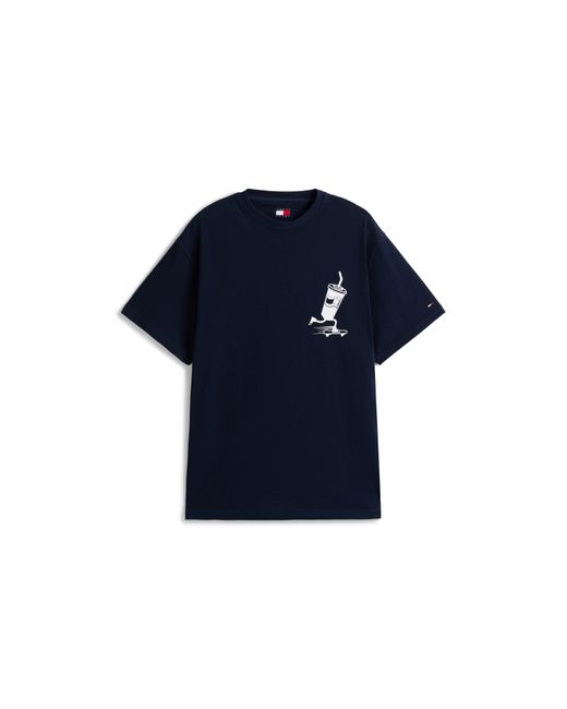 Tommy Hilfiger Blue Graphic T-Shirt for men