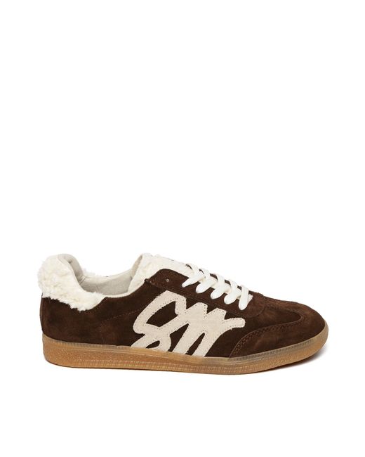 Steve Madden Brown Elora Low-Top Trainers