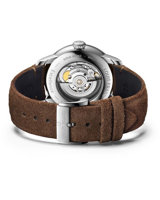 Louis Erard Gray Analogue Quartz Watch for men