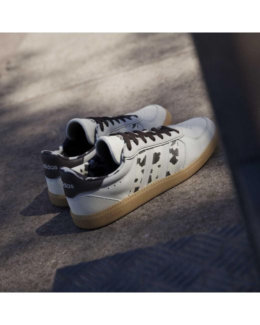 Adidas Gray Breaknet Sleek Suede Shoes