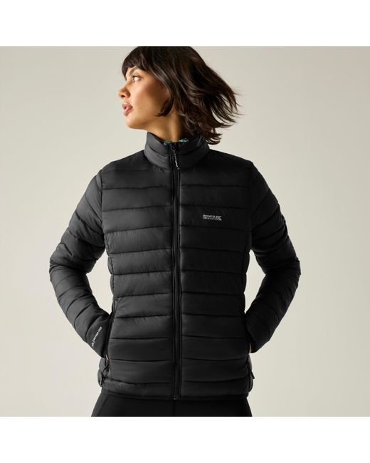 Regatta Black Marizon Weatherproof Synthetic Insulated Puffer Jacket
